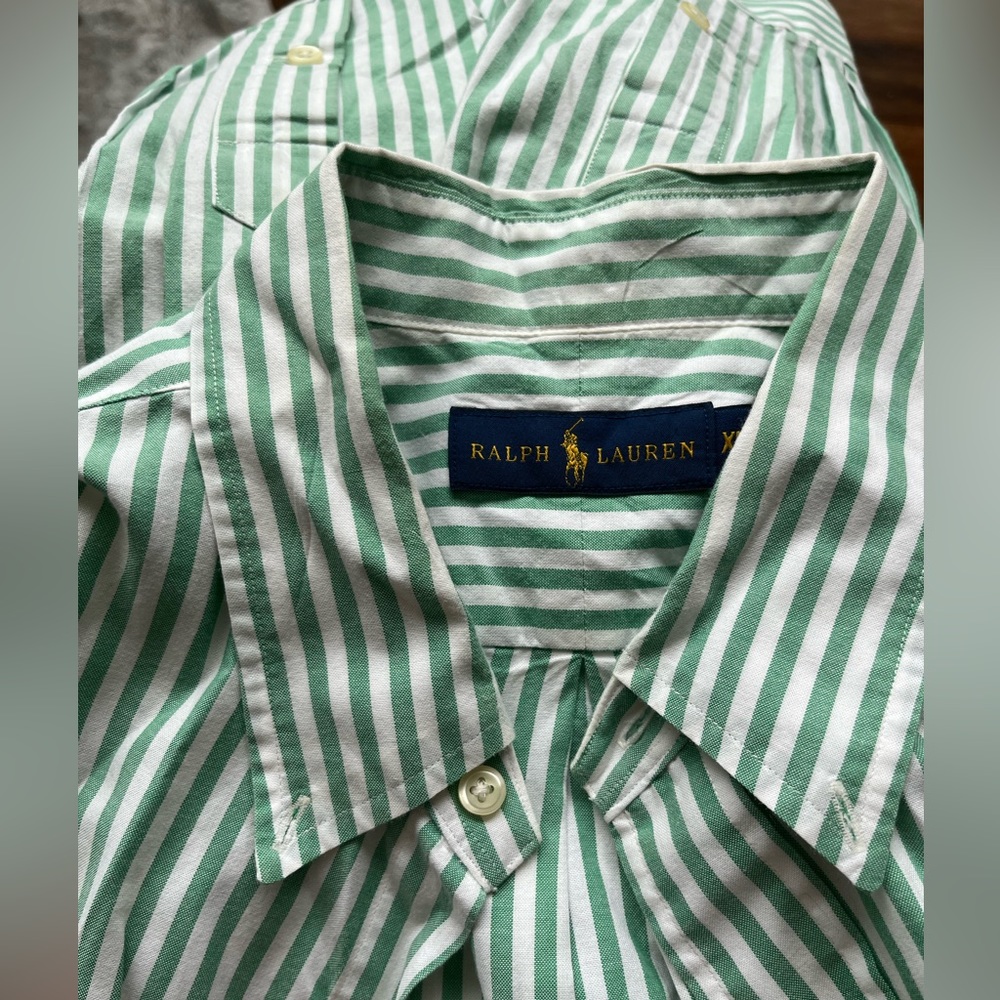 Men’s XL Ralph Lauren button-down striped shirt